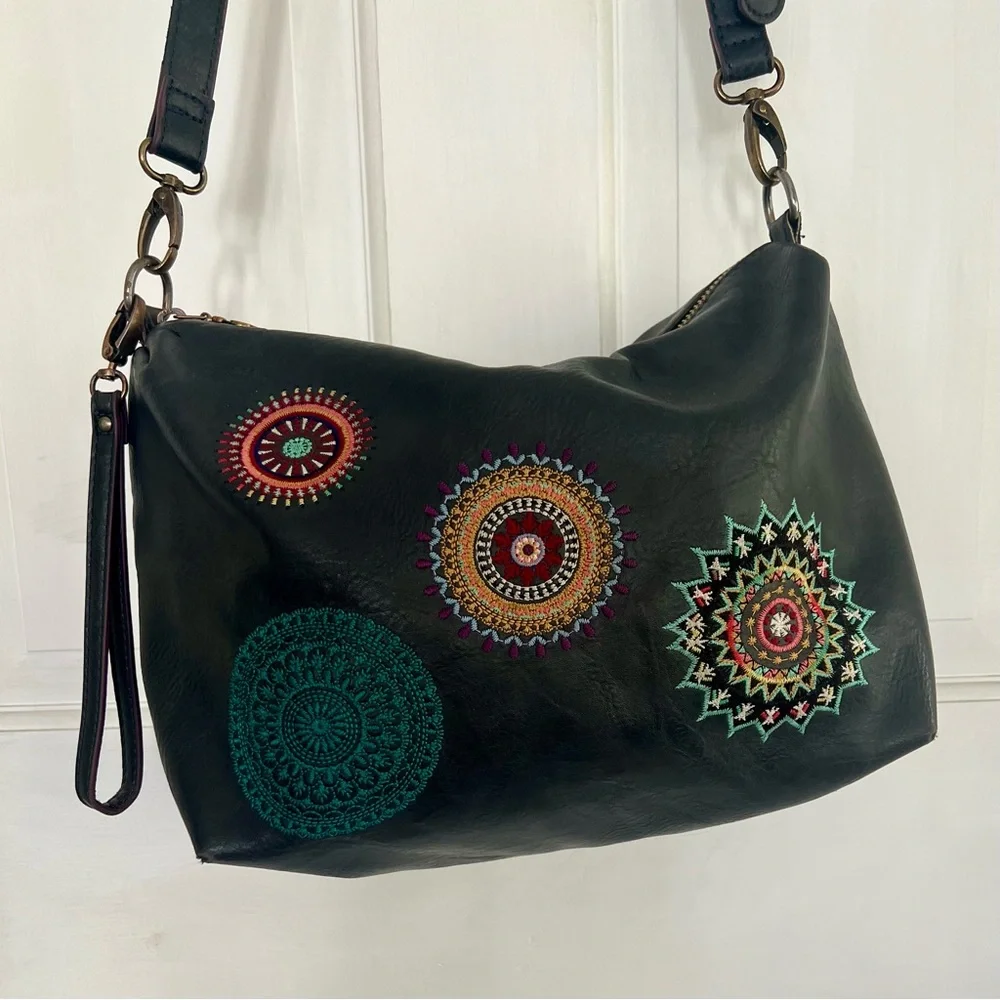 Desigual embroidered convertible bag - Picture 2 of 12